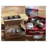 Door hardware. And kidde firex voice alarm in box