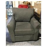 Grey armchair, approx 36in wide
