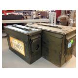 2 Military ammo metal cases