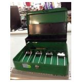 Metal Cash Box. No Key.