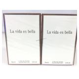 2 sealed NIB la vida es bella  perfume/cologne