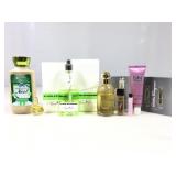 Assorted colognes, perfumes and more. Partials.