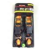 New ratchet tie down strap. Orange