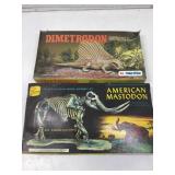 Dinosaurs model build kits. Dimetrodon and