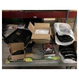 Box of Bagged new FoTL face masks and assorted