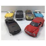 Assorted model cars.