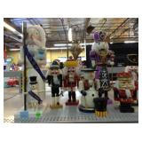Asstd nutcrackers, snowman head needs repair