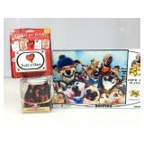 Card game, ice pack and more