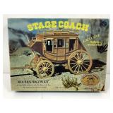 Allwood Brand Stage Coach, wooden wagon model