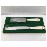 Lenox Hostess knife & dessert server in original