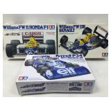 3 Tamiya open box model build kits. Renault,