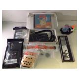 CDs and assorted watchbands, phone cases and more