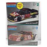 Sealed NOS stock car model kits, Ricky Rudd &