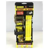 New ratchet tie down strap. Yellow
