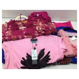 Assorted fashion clothing. Some designer brand