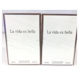2 sealed NIB la vida es bella  perfume/cologne