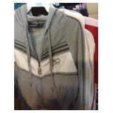 IZOD fashion sweater size LG, enyce zip front