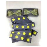 2 Happy Face suspenders & bow tie