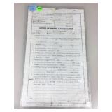 Form 39 notice of mining claim location papers