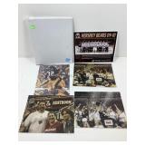 Hockey cards with Franco Harris autographed