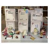 Collection of Holiday Ornaments. Most with Box.