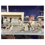 Dog Skelton Holiday Decor.