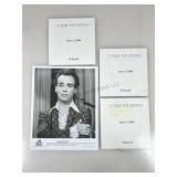 Dean Stockwell Signed Promo 8x10 and 3 Signed