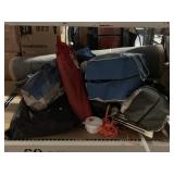 Tents, camo mesh and pad ground covers and more.