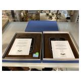 Eastern time wall clock, patent plaques & more