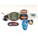Handheld electronic games. Tetris, WoF, poker.
