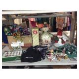 Aprons, Hair Dryer, and Holiday Decor.