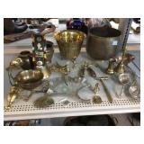 Copper vases, trays, candle holders & more