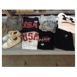 Hoodie, Pants, T-shirts, and Nikeï¿½s Size 7.5.