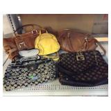 Assorted Womenï¿½s Fashion Bags. Coach, Guess, MK,