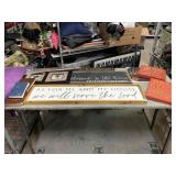 Wall hangings, assorted & more