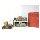 Vtg Studebaker coin bank, Avon Sterling Six after
