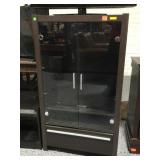 Audio Center w/shelves, approx 27x16x47in