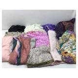 Assorted fashion clothing.