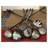 Golf clubs, assorted