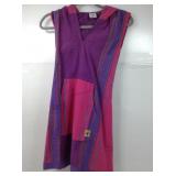 Katmadu cotton hoodie, sleeveless dress made in