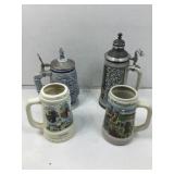Ceramic beer steins, Avon Tribute to Rescue