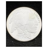 1 Ozt .999 Fine Silver Buffalo Coin