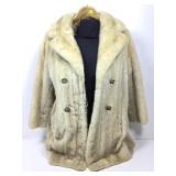 Light Brown Mink Fur Coat by Valentine Furs