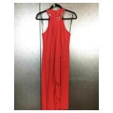 Evening gown prom dress, coral sz 6