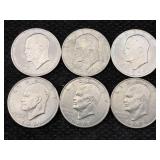 6 Ike / Eisenhower Dollars