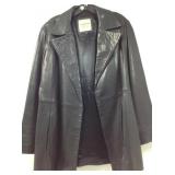 Andrew Marc black leather jacket, sz XL