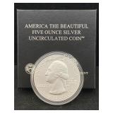 America The Beautiful 5 Oz  .999 Silver Coin