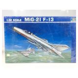 NIB Sealed Trumpeter MiG-21 F-13 1:32 Scale Model