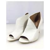 Calvin Klein open toe shoe boot, cream sz 7.5