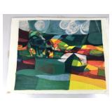 Marcel Mouly Signed LE Serigraph On Paper.